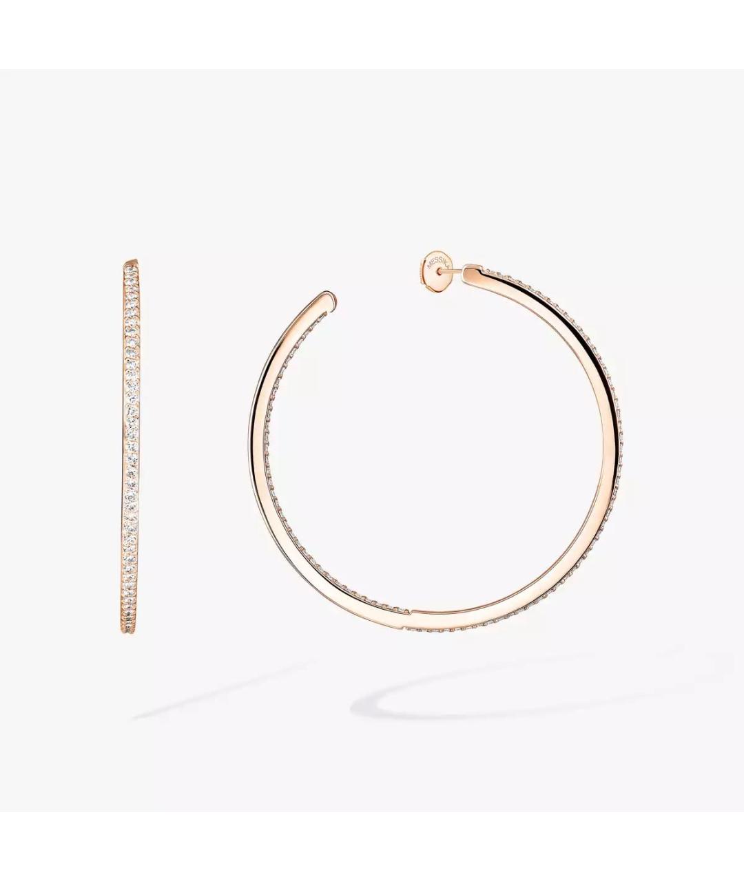 MESSIKA Золотые серьги из розового золота, фото 3