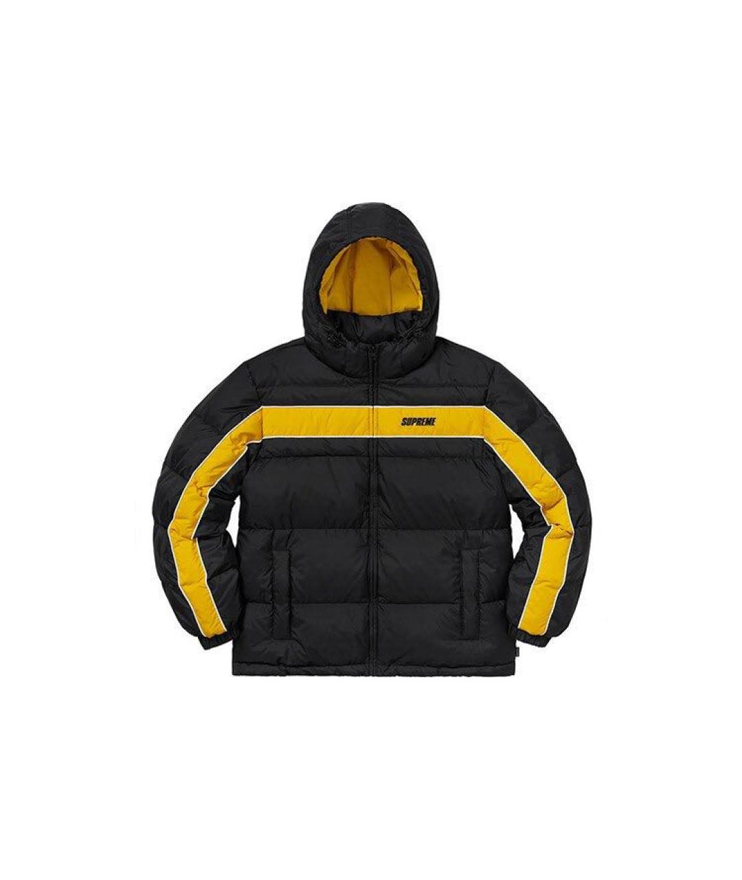SUPREME Черная полиэстеровая куртка, фото 7