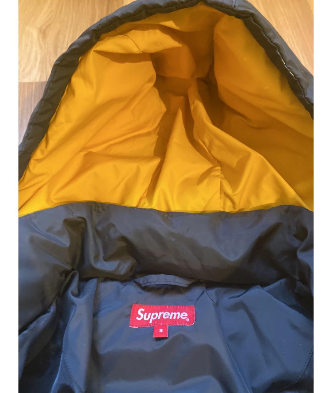 SUPREME Черная полиэстеровая куртка, фото 3