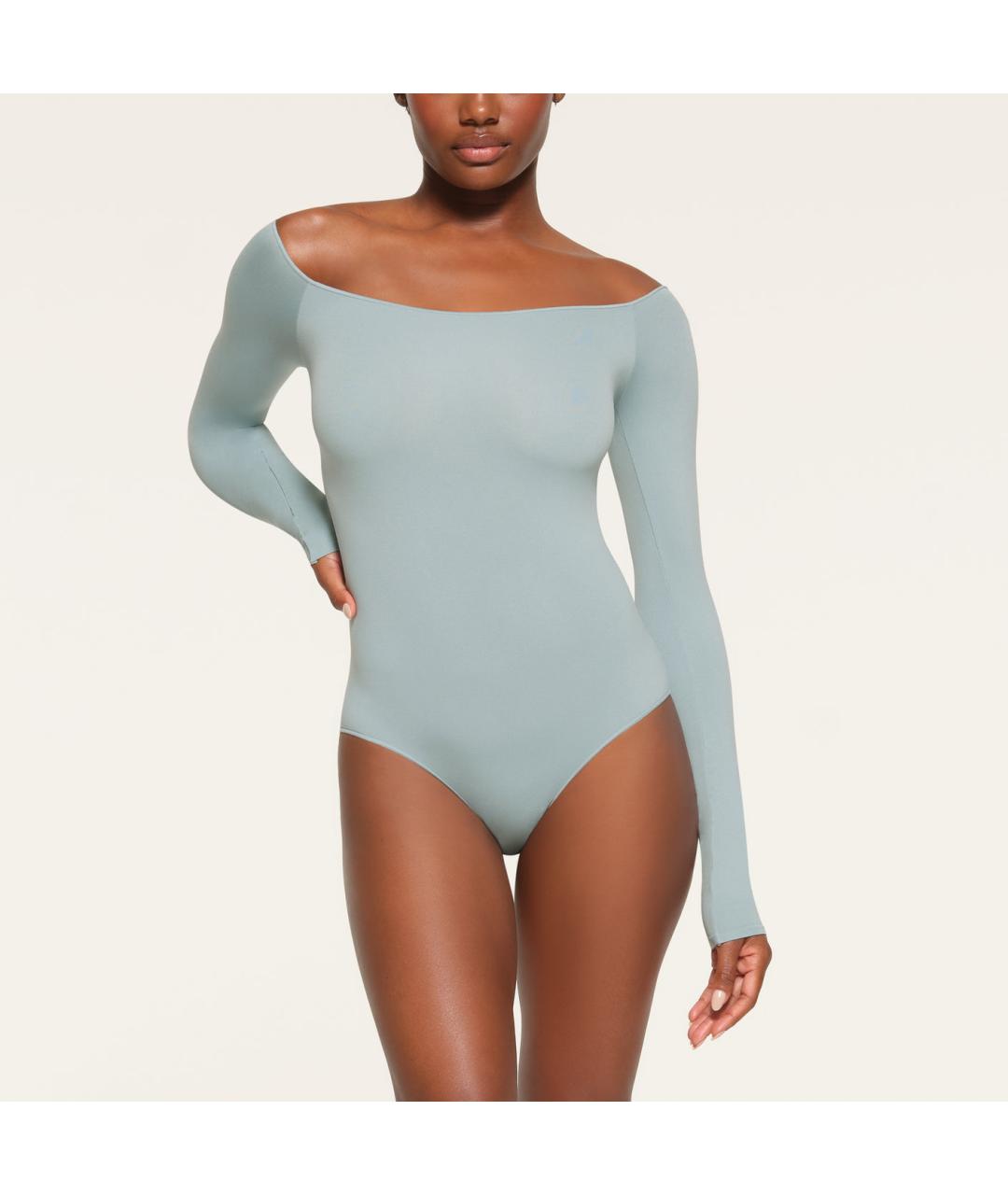 SKIMS Голубое боди, фото 2