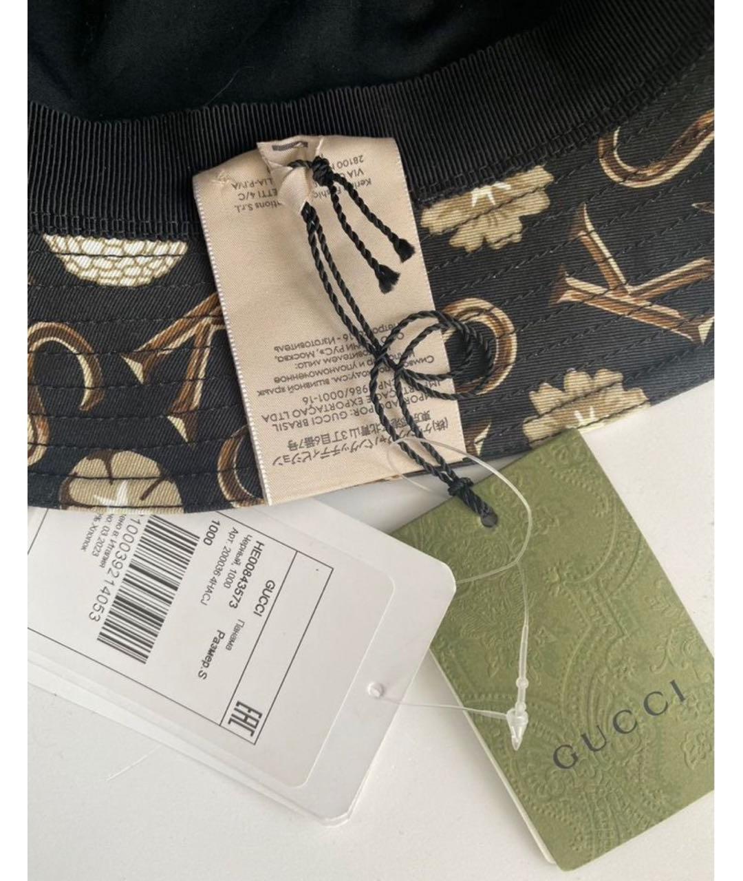 GUCCI Черная хлопковая кепка/бейсболка, фото 7