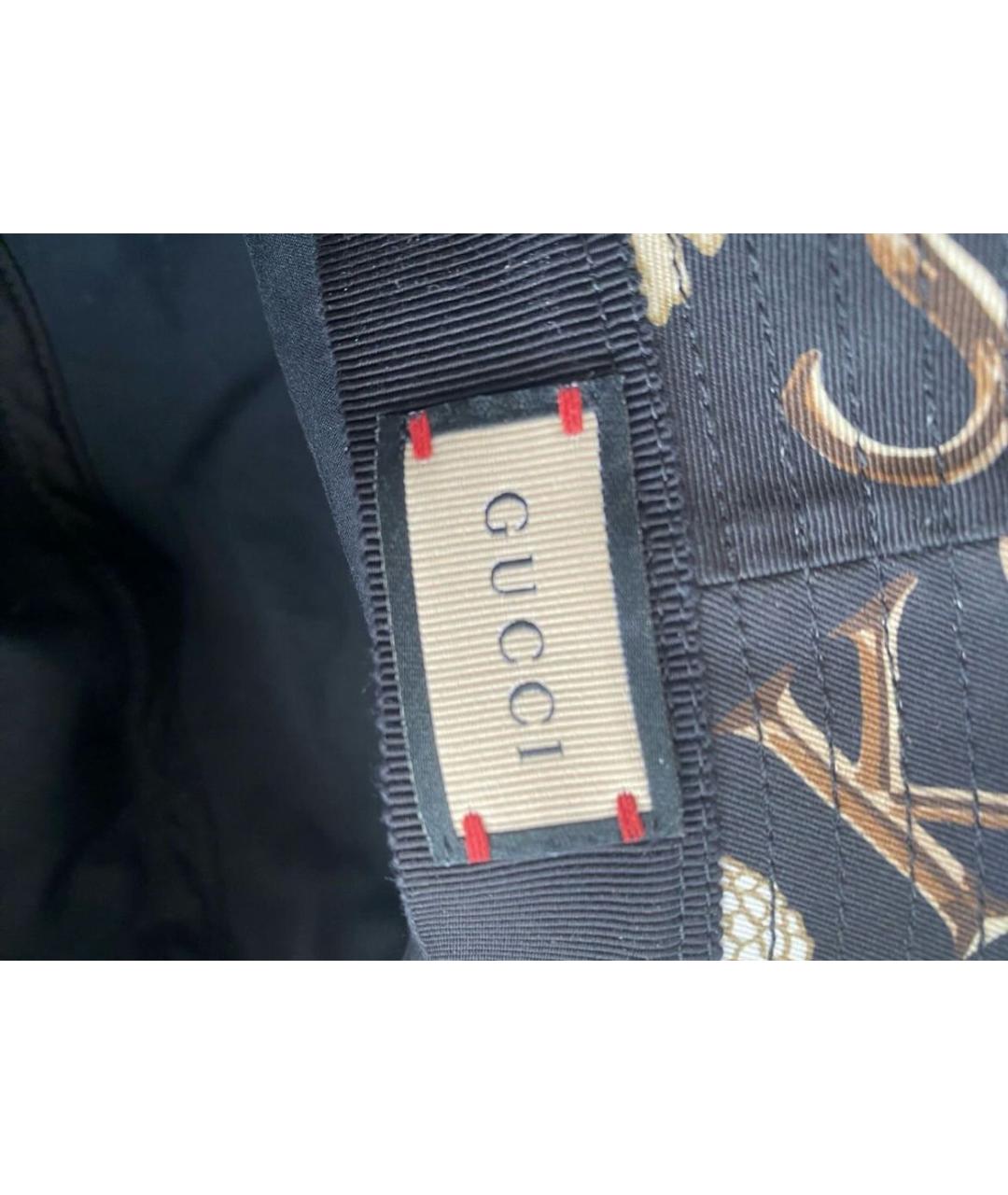 GUCCI Черная хлопковая кепка/бейсболка, фото 5