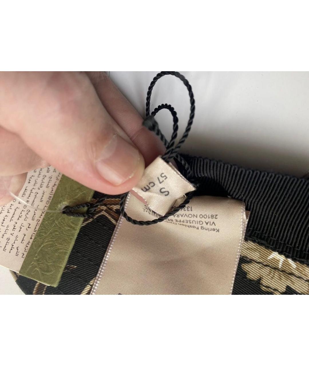 GUCCI Черная хлопковая кепка/бейсболка, фото 6