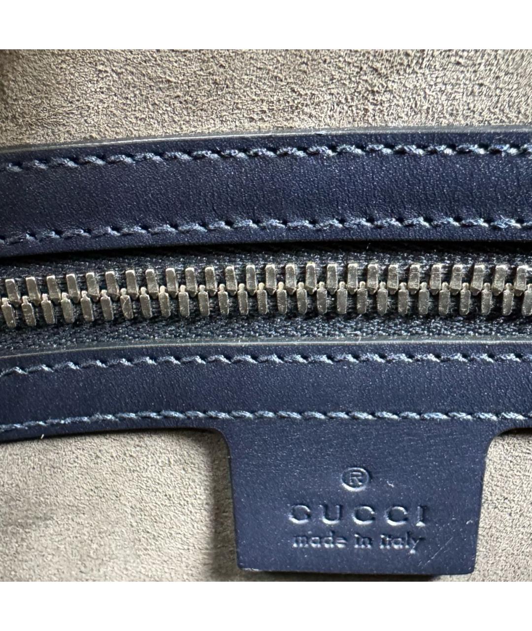 GUCCI Бежевая кожаная сумка через плечо, фото 5