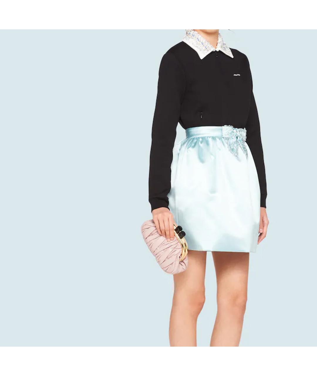 MIU MIU Розовая кожаная сумка через плечо, фото 4