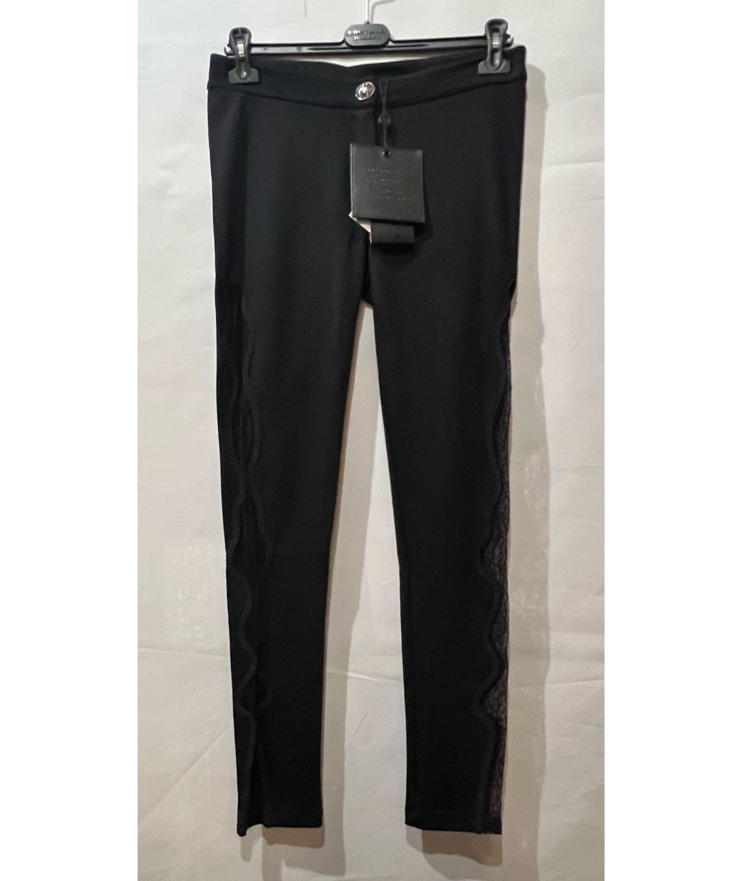 PHILIPP PLEIN Черные вискозные бриджи, фото 8