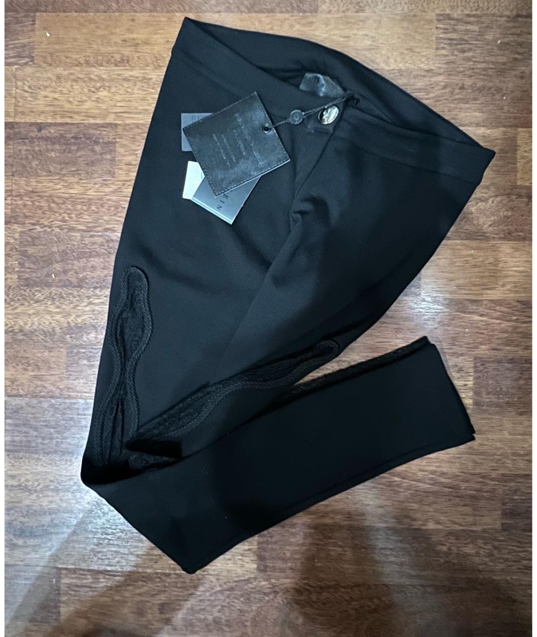 PHILIPP PLEIN Черные вискозные бриджи, фото 6