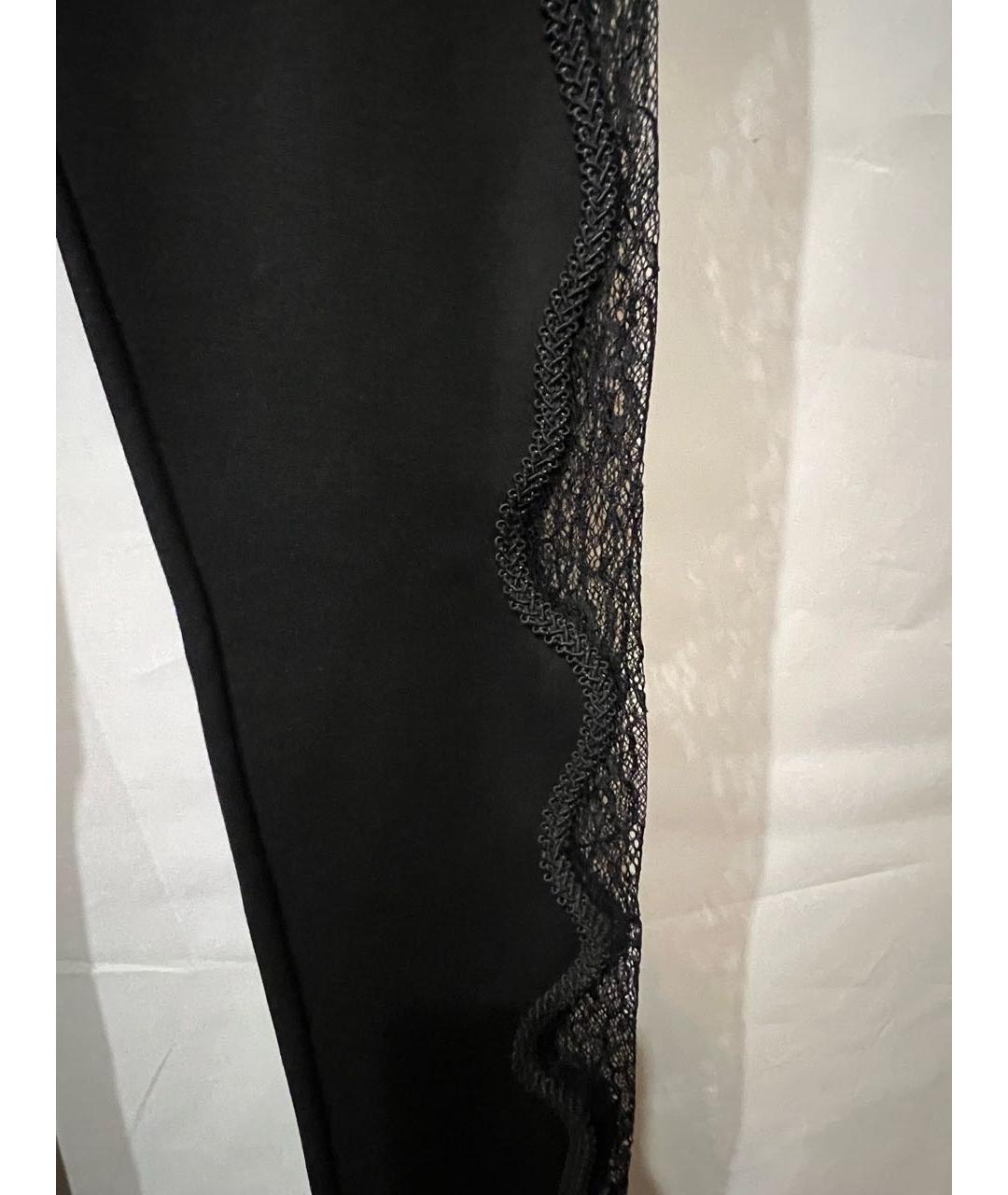 PHILIPP PLEIN Черные вискозные бриджи, фото 3