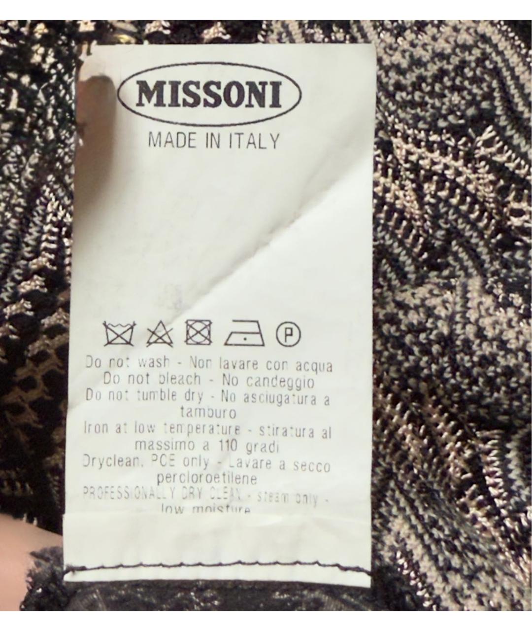 MISSONI Мульти шерстяное вечернее платье, фото 5