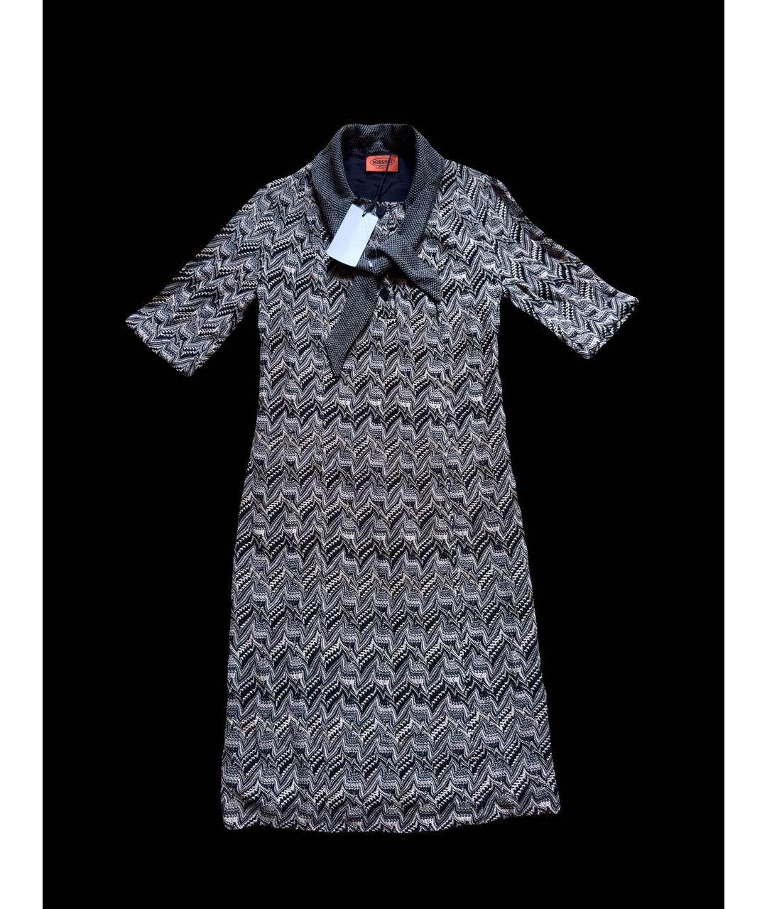 MISSONI Мульти шерстяное вечернее платье, фото 7