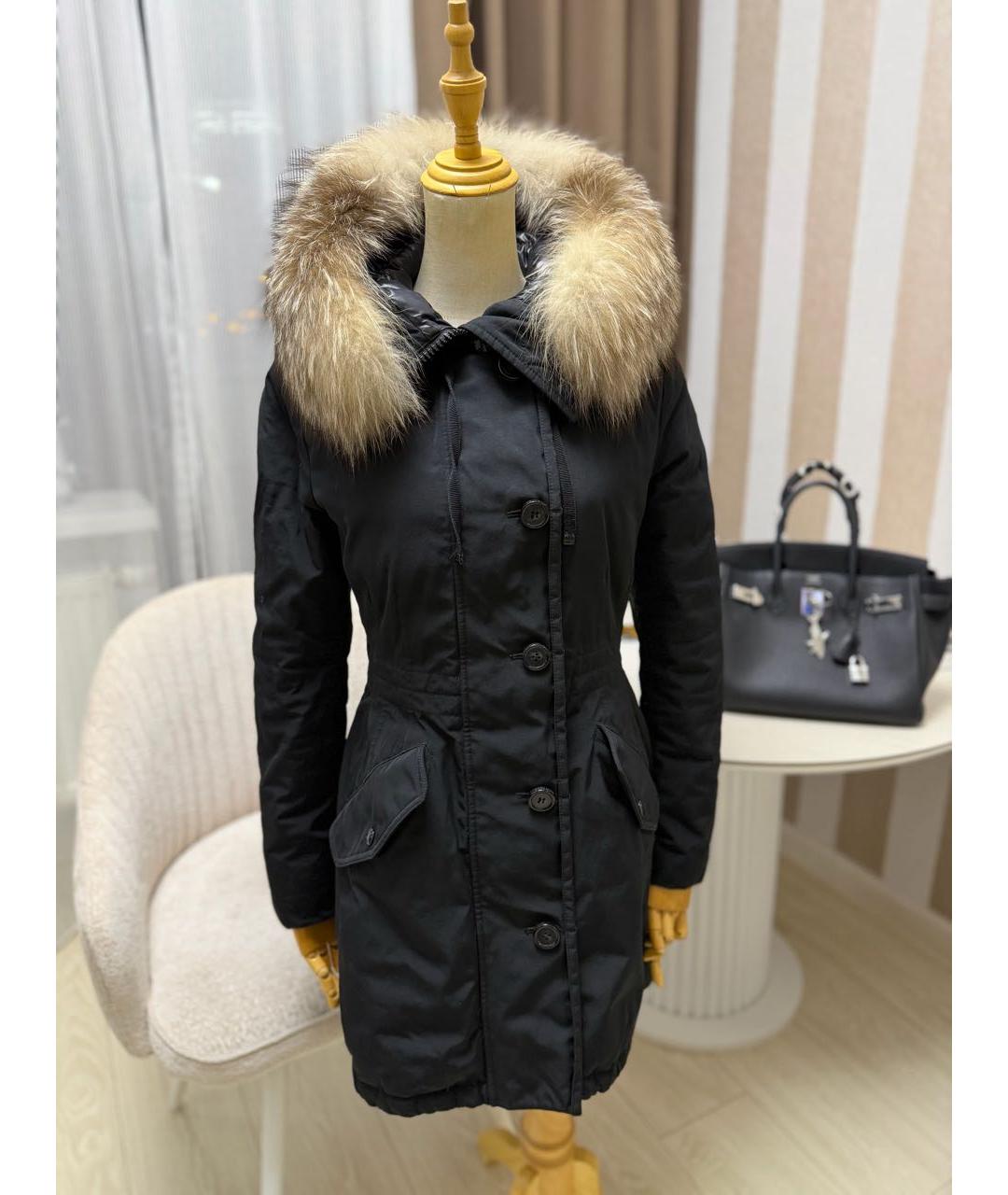 MONCLER Черная парка, фото 4