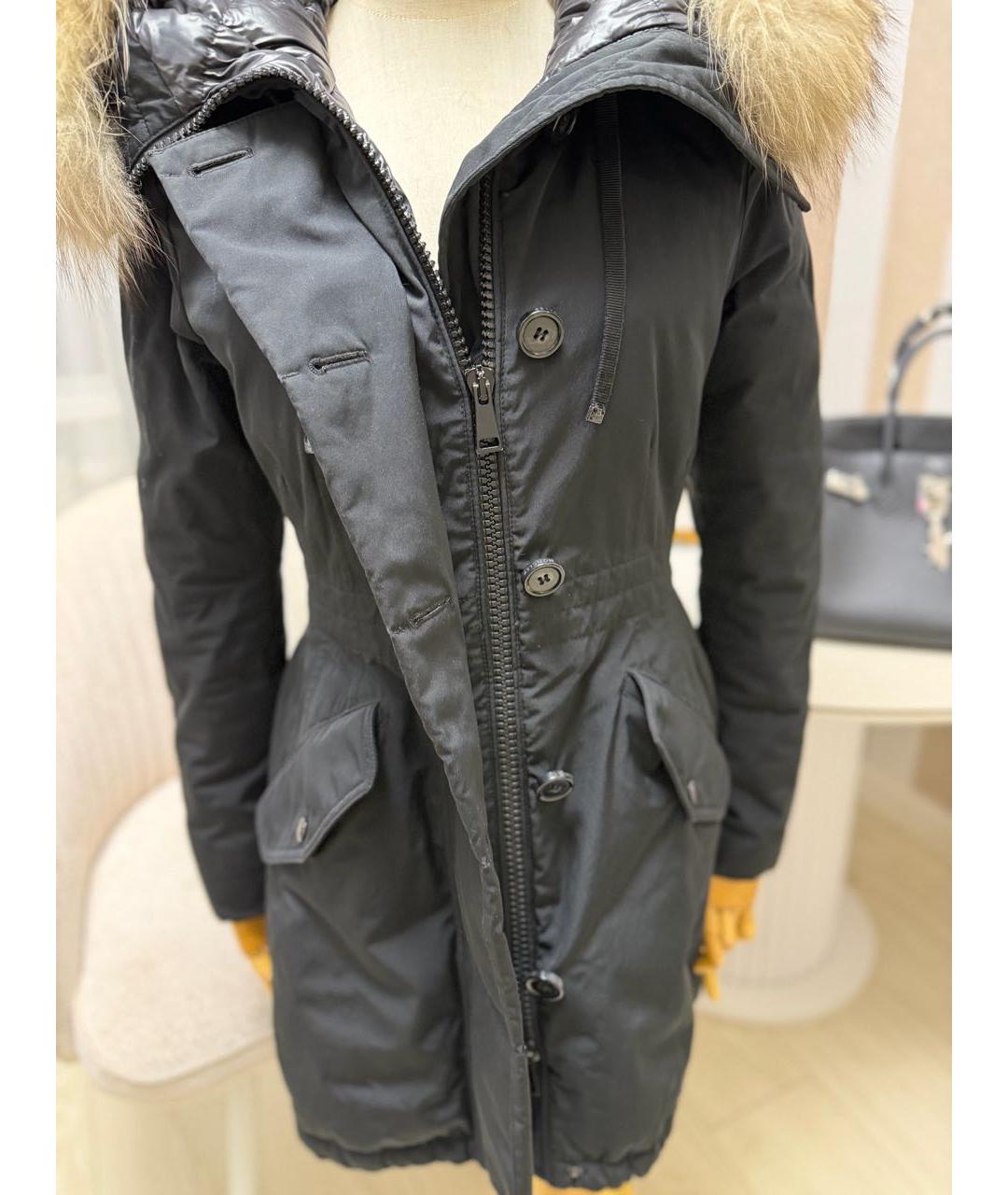 MONCLER Черная парка, фото 5