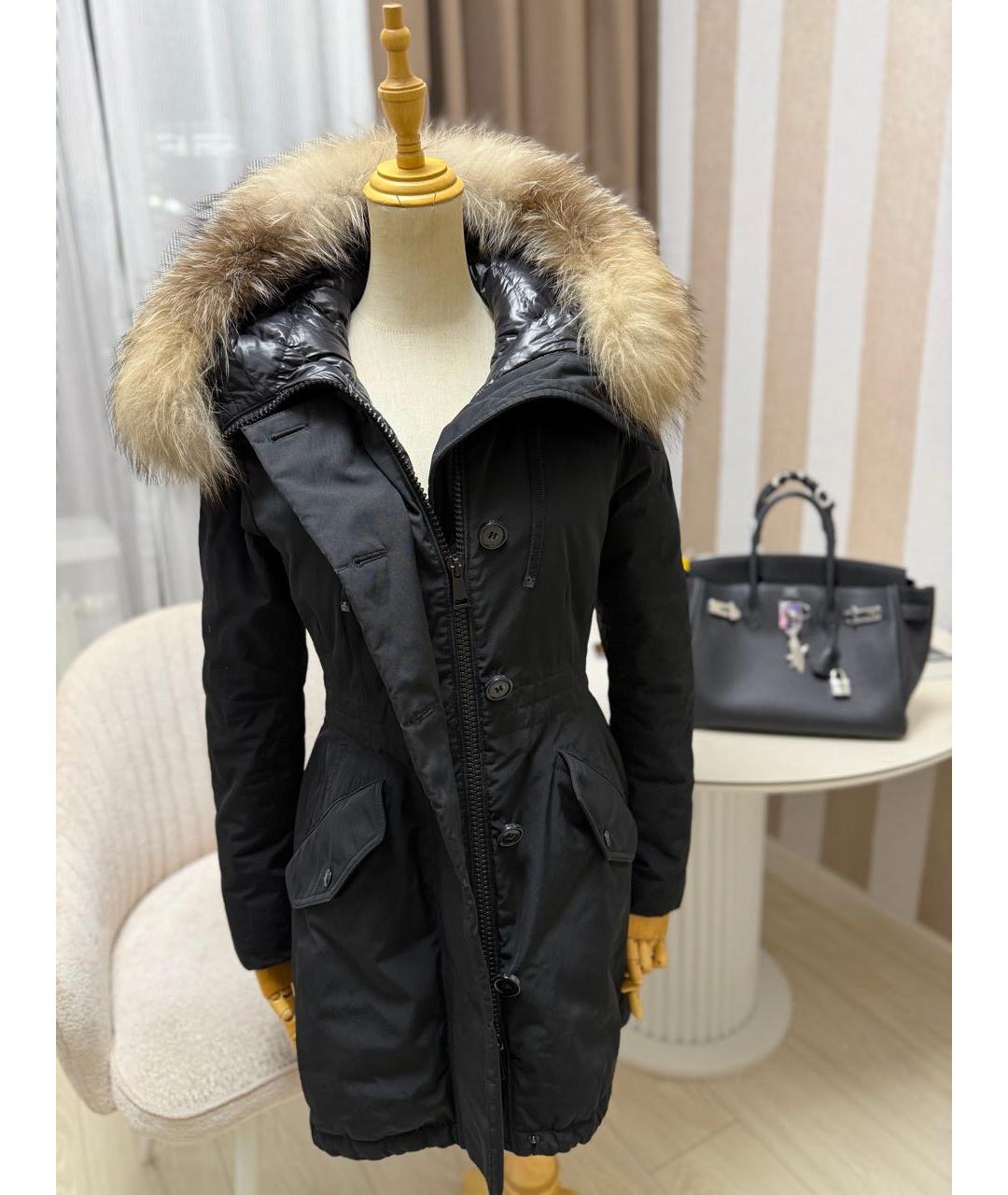 MONCLER Черная парка, фото 2