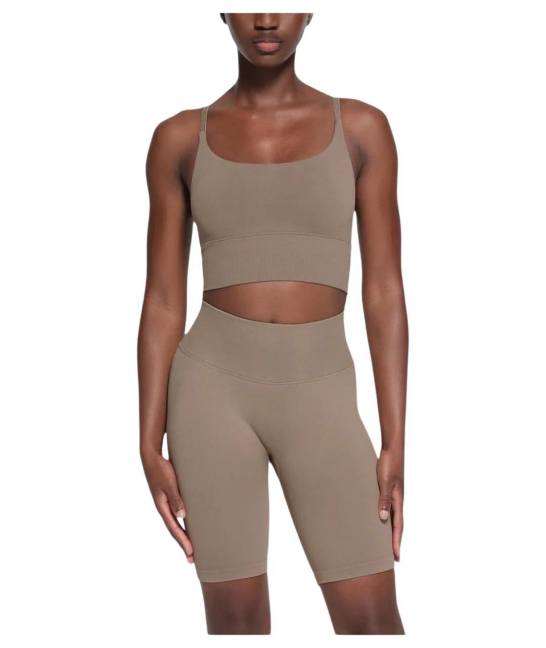 SKIMS Коричневая майка, фото 3