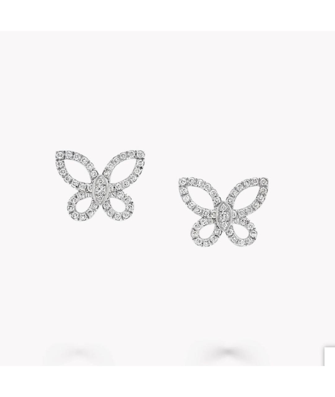 GRAFF Серебряные серьги из белого золота, фото 4