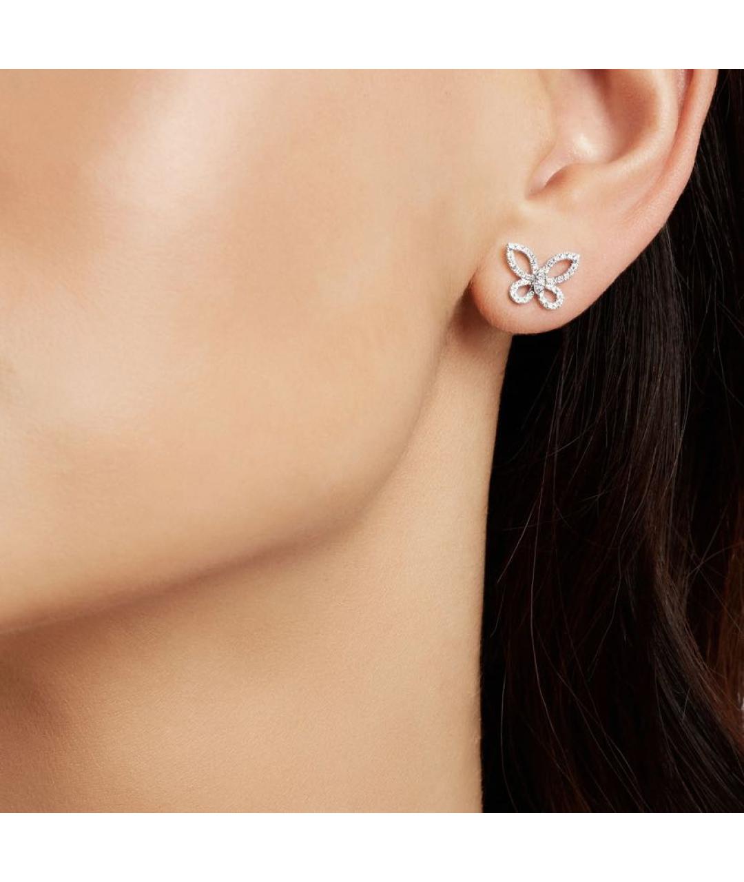 GRAFF Серебряные серьги из белого золота, фото 2