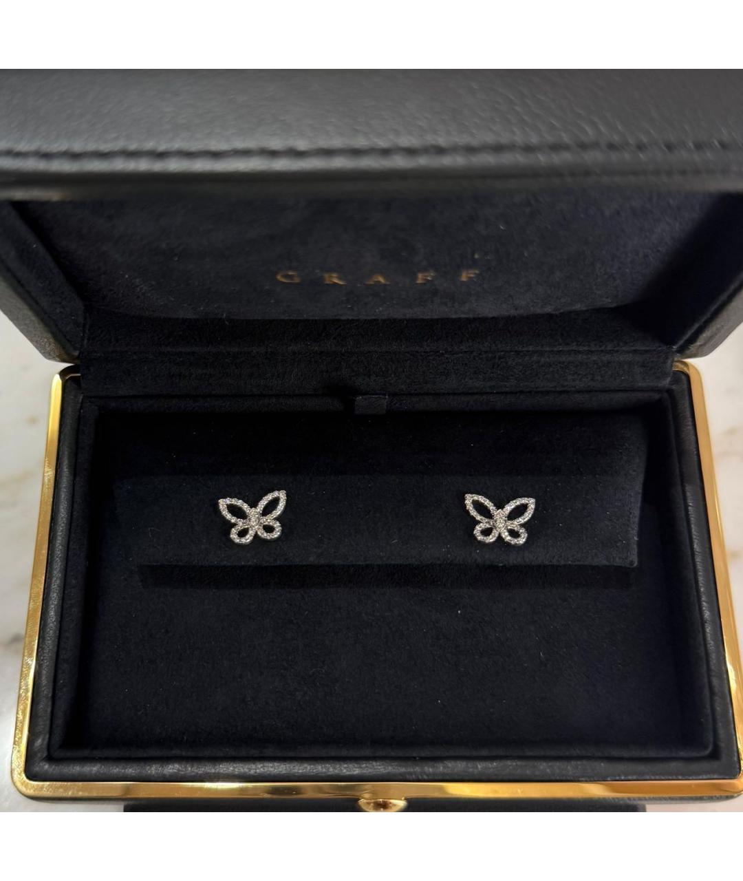 GRAFF Серебряные серьги из белого золота, фото 3