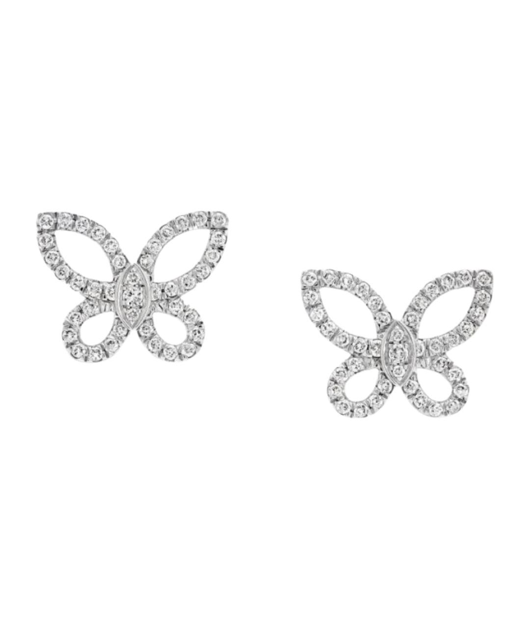 GRAFF Серебряные серьги из белого золота, фото 1