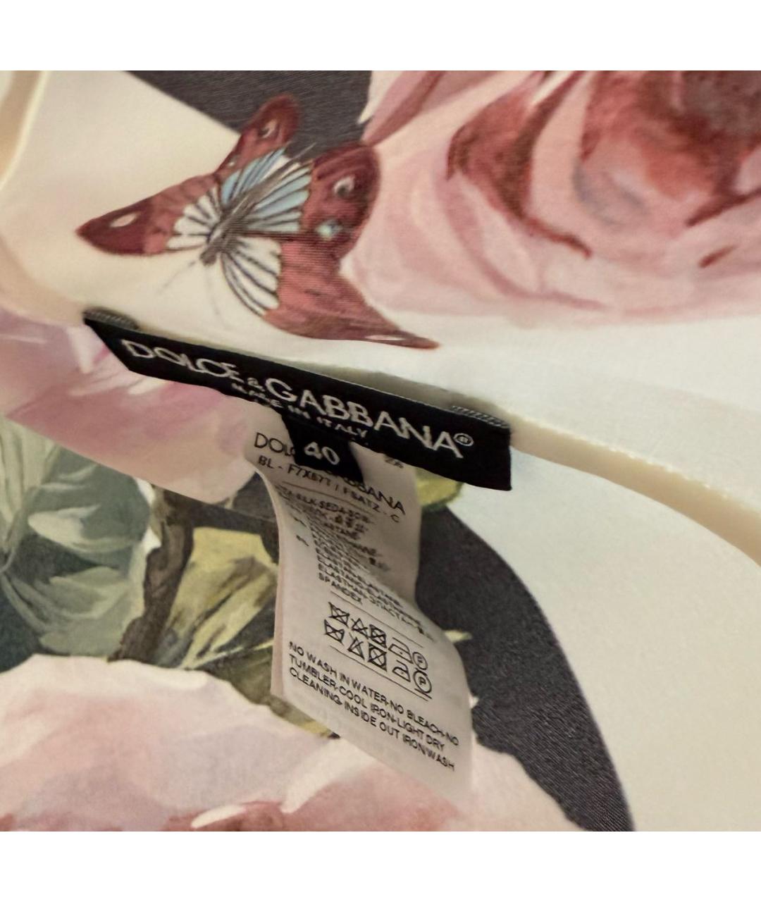 DOLCE&GABBANA Шелковая блузы, фото 6