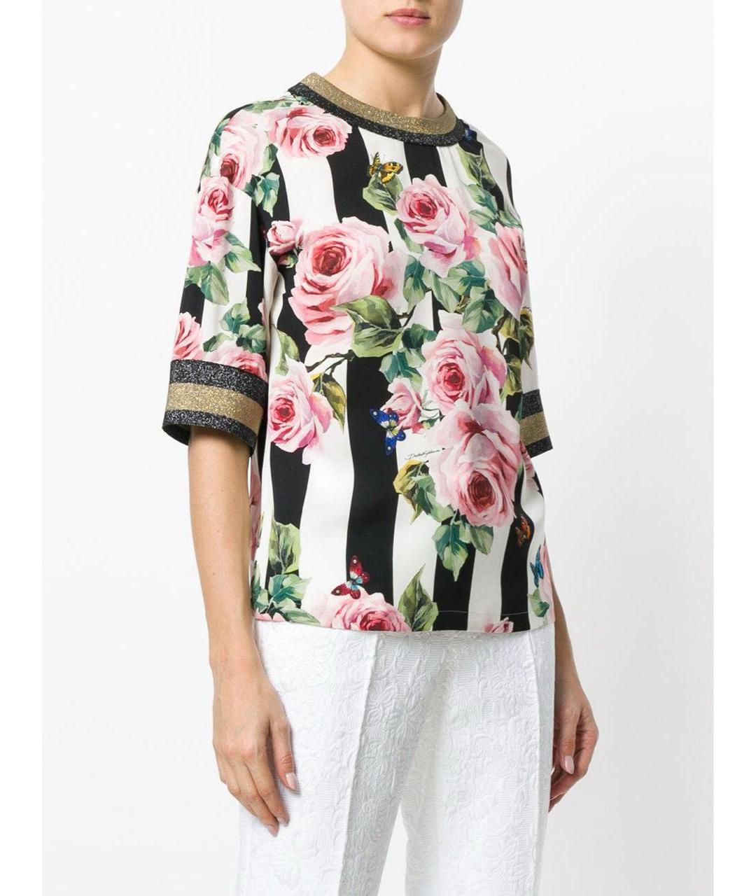 DOLCE&GABBANA Шелковая блузы, фото 2