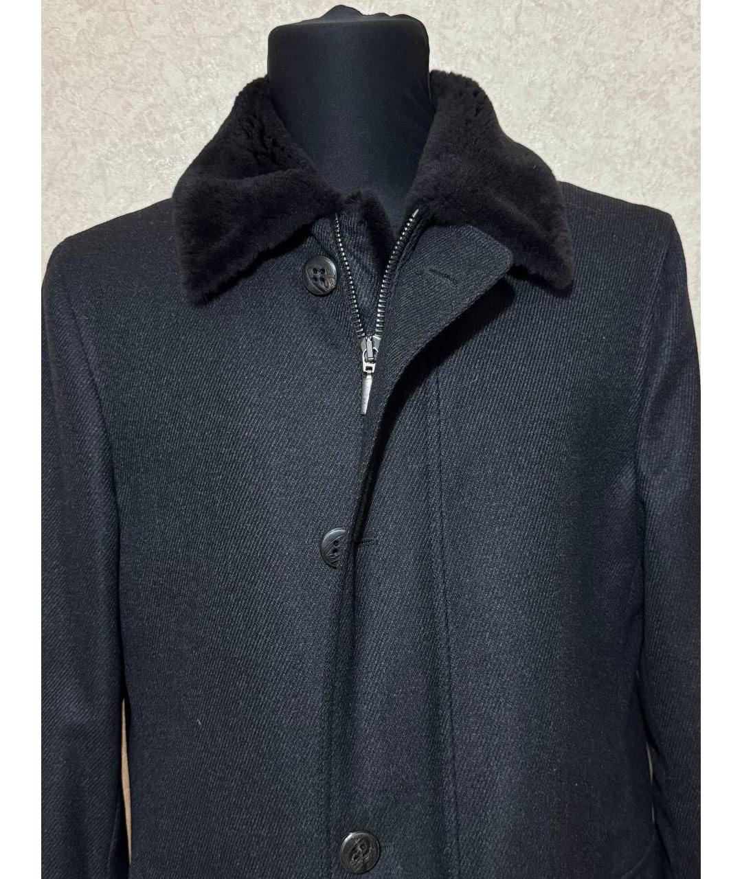 BRIONI Черное пальто, фото 6