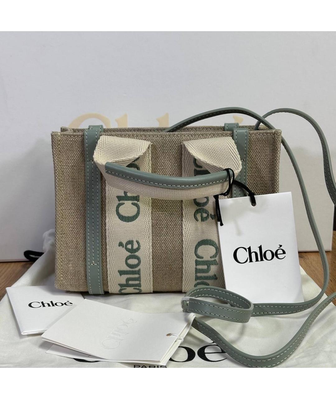 CHLOE Бежевая сумка тоут, фото 3