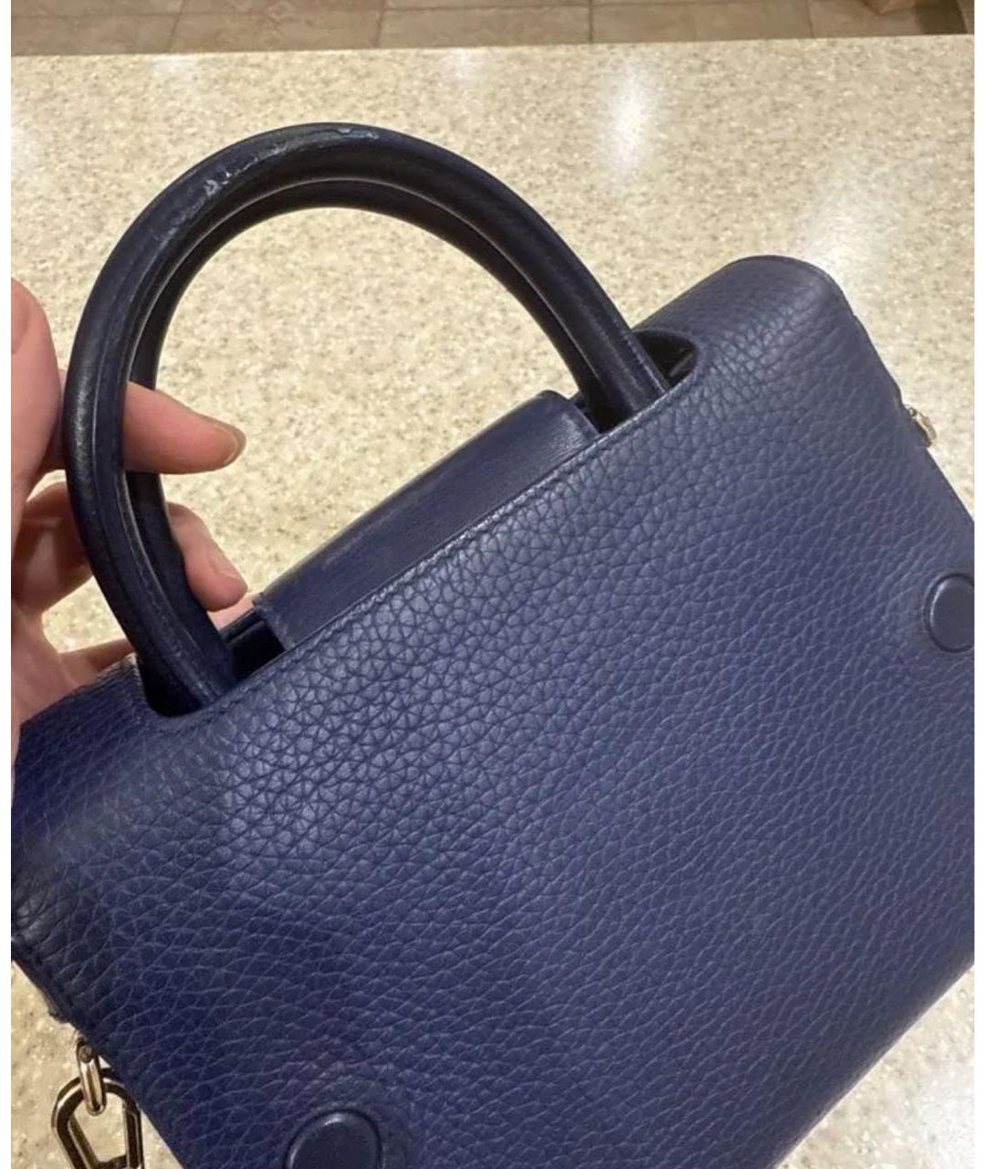 CHRISTIAN DIOR Синяя сумка через плечо, фото 5