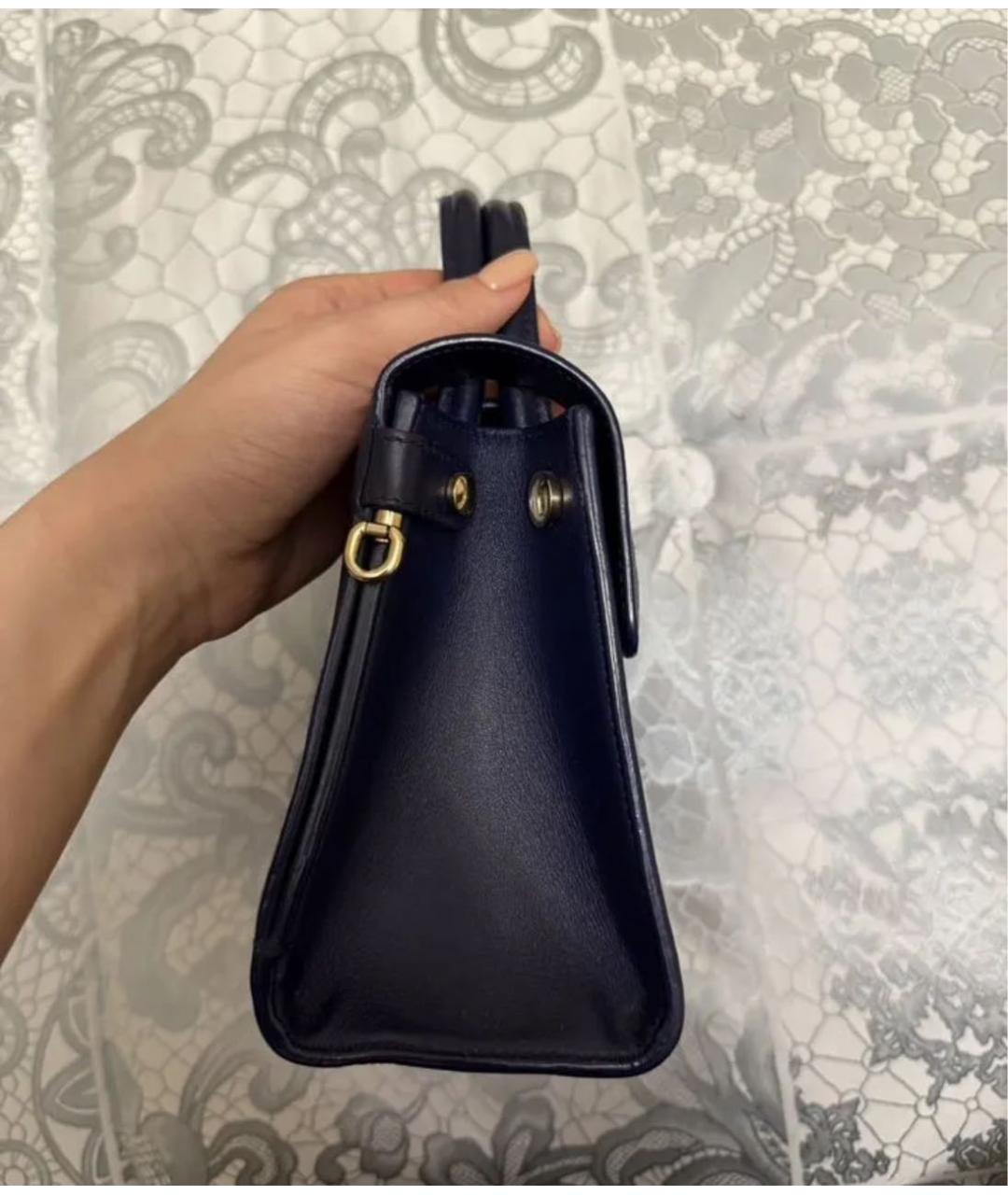 CHRISTIAN DIOR Синяя сумка через плечо, фото 4