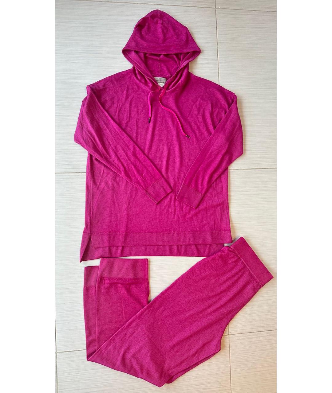 FALCONERI Фуксия кашемировый спортивные костюмы, фото 3