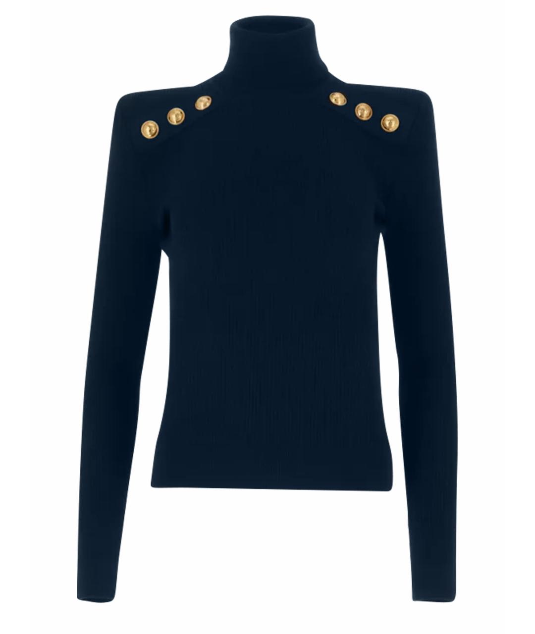 BALMAIN Черная водолазка, фото 1