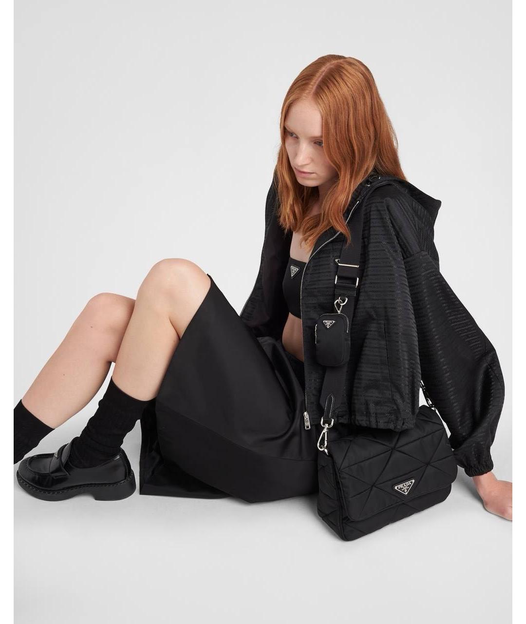 PRADA Черная сумка через плечо, фото 3