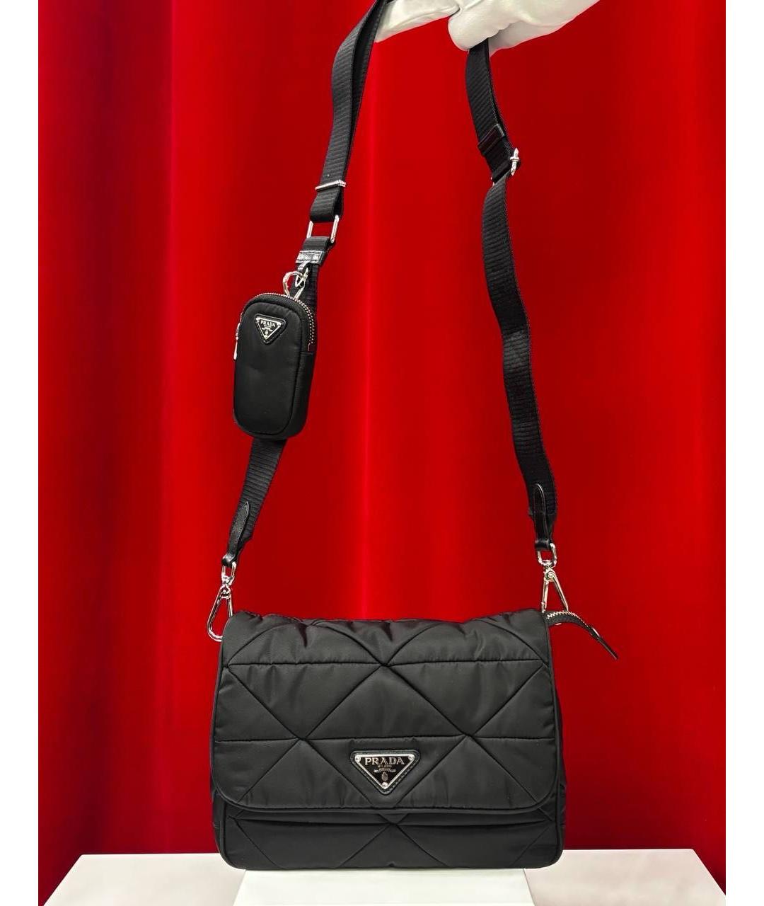 PRADA Черная сумка через плечо, фото 4