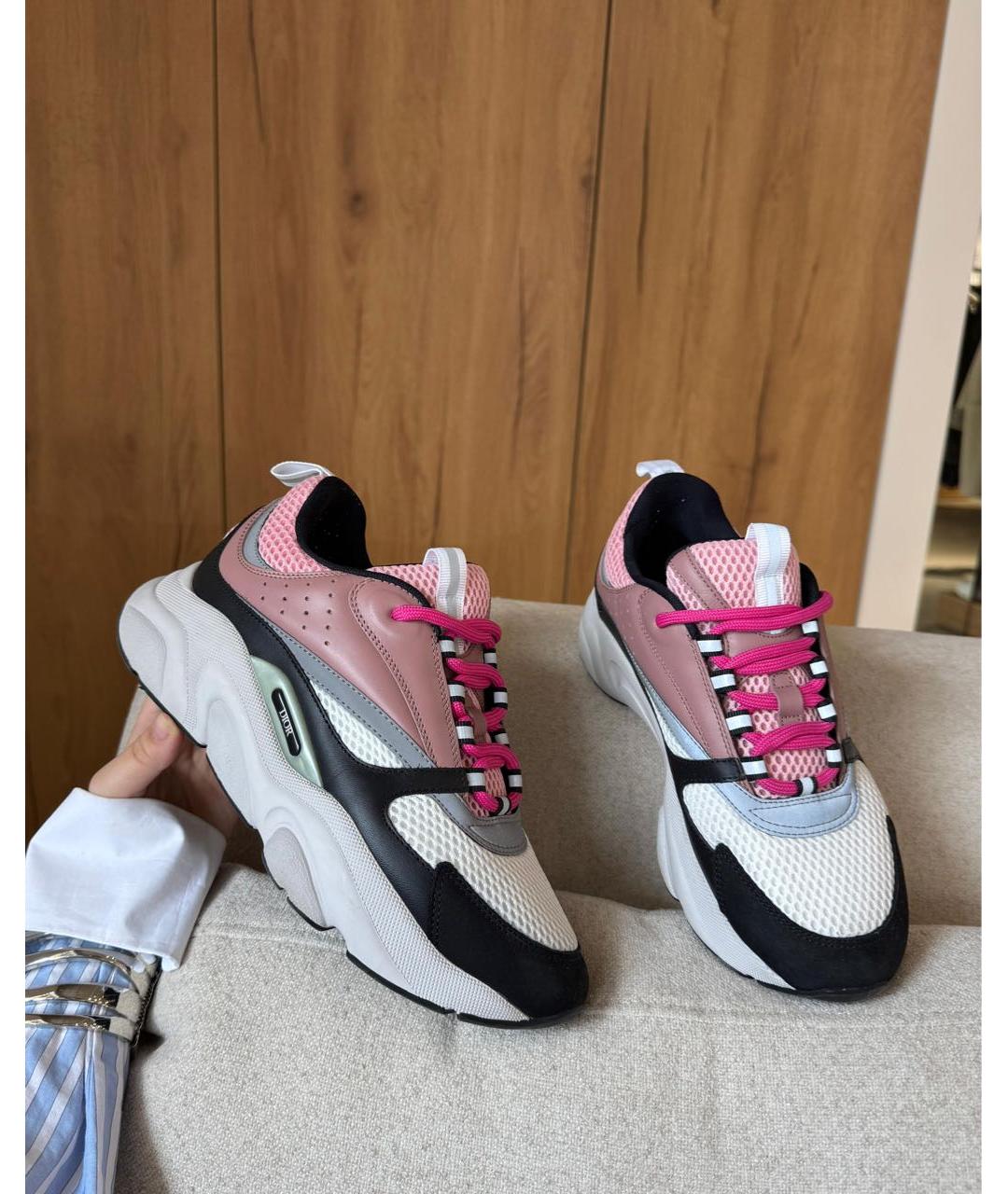 CHRISTIAN DIOR Мульти текстильные кроссовки, фото 2