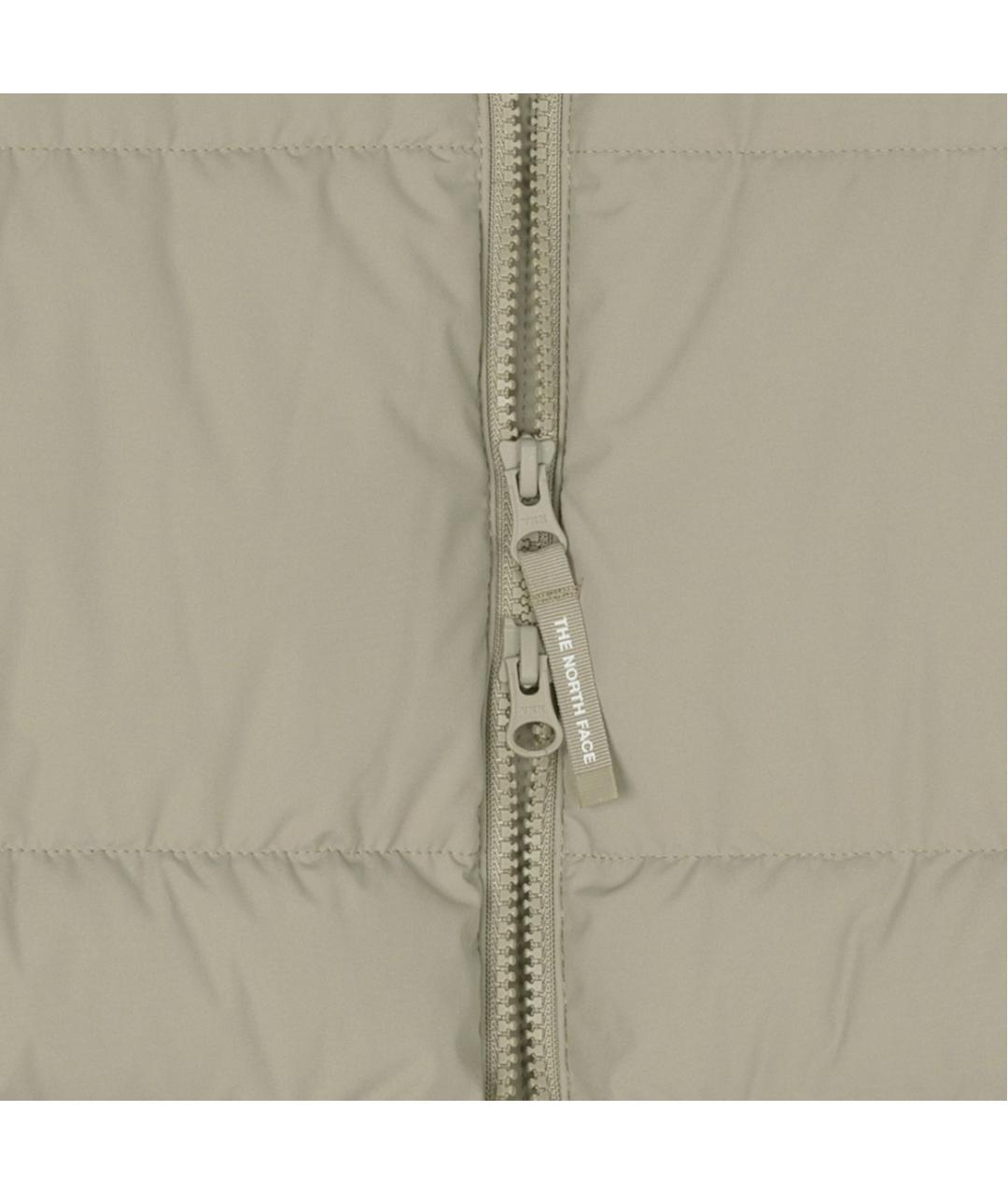 THE NORTH FACE Бежевый полиамидовый пуховик, фото 4