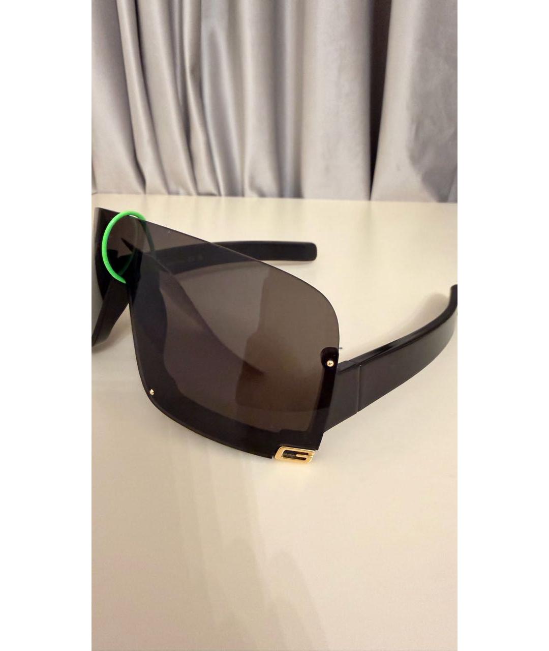 GUCCI Черные пластиковые солнцезащитные очки, фото 3