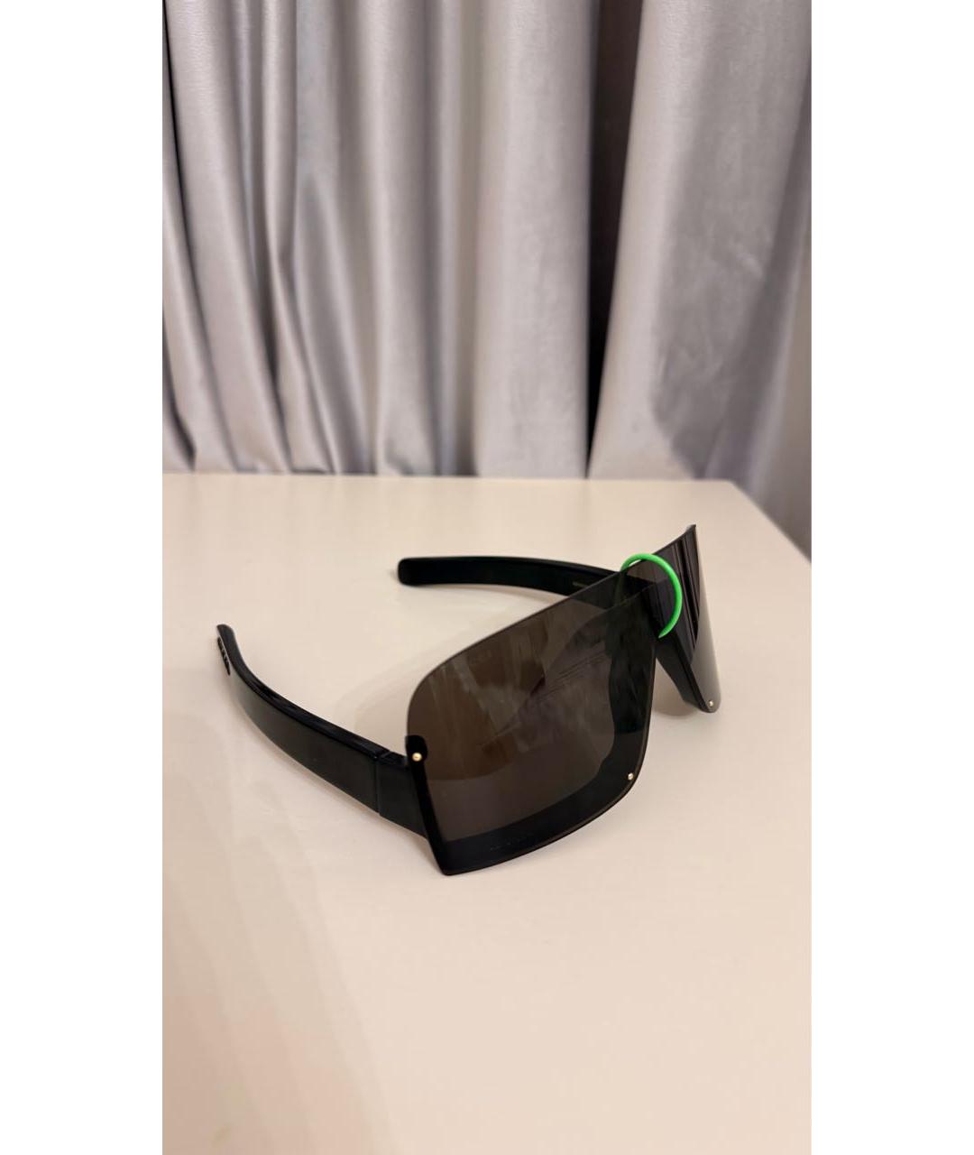 GUCCI Черные пластиковые солнцезащитные очки, фото 2