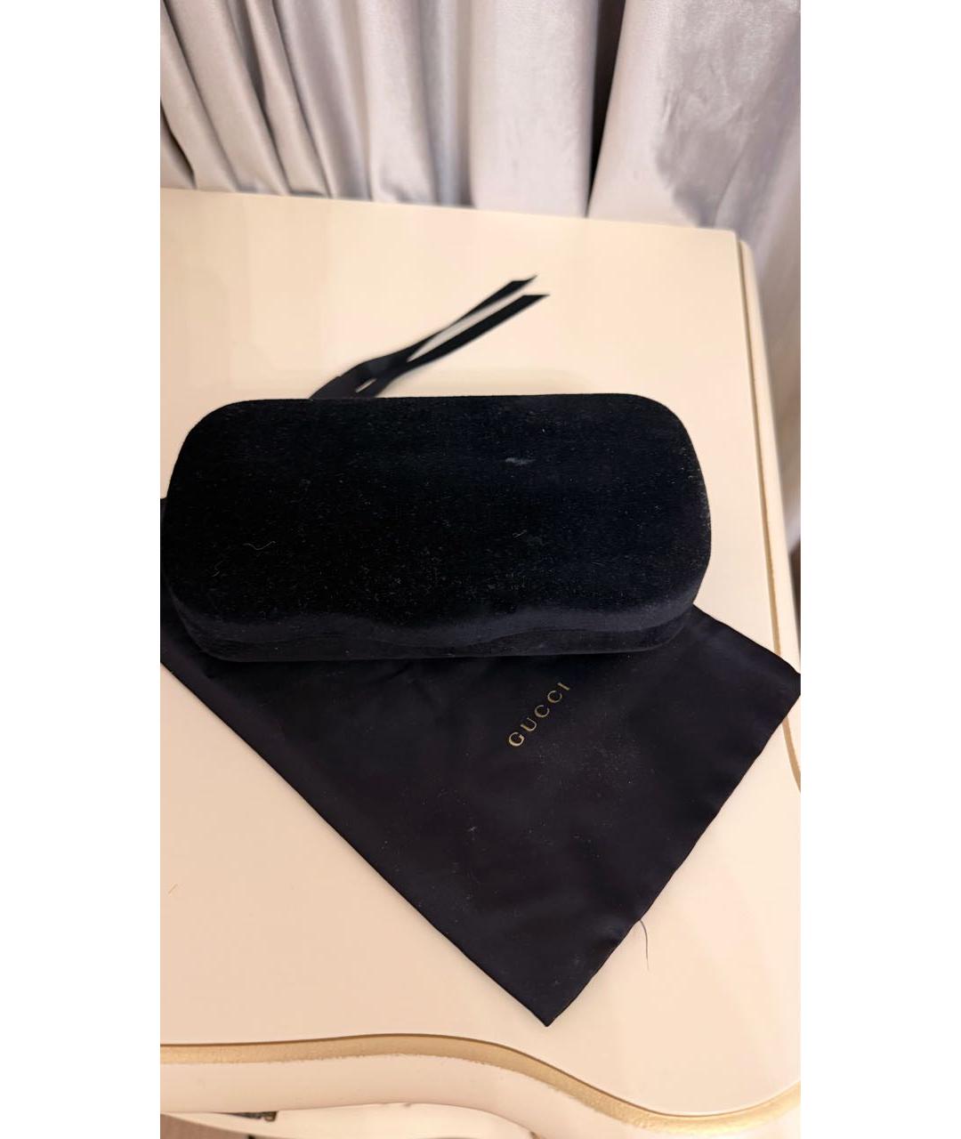 GUCCI Черные пластиковые солнцезащитные очки, фото 4