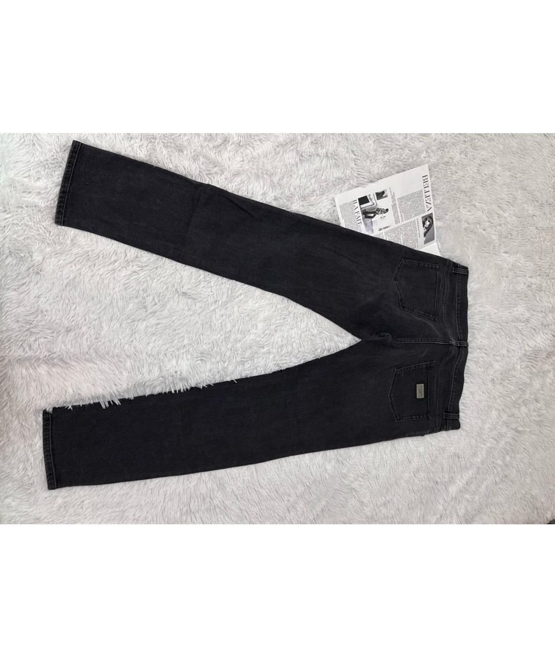 DOLCE&GABBANA Серые хлопковые джинсы скинни, фото 2