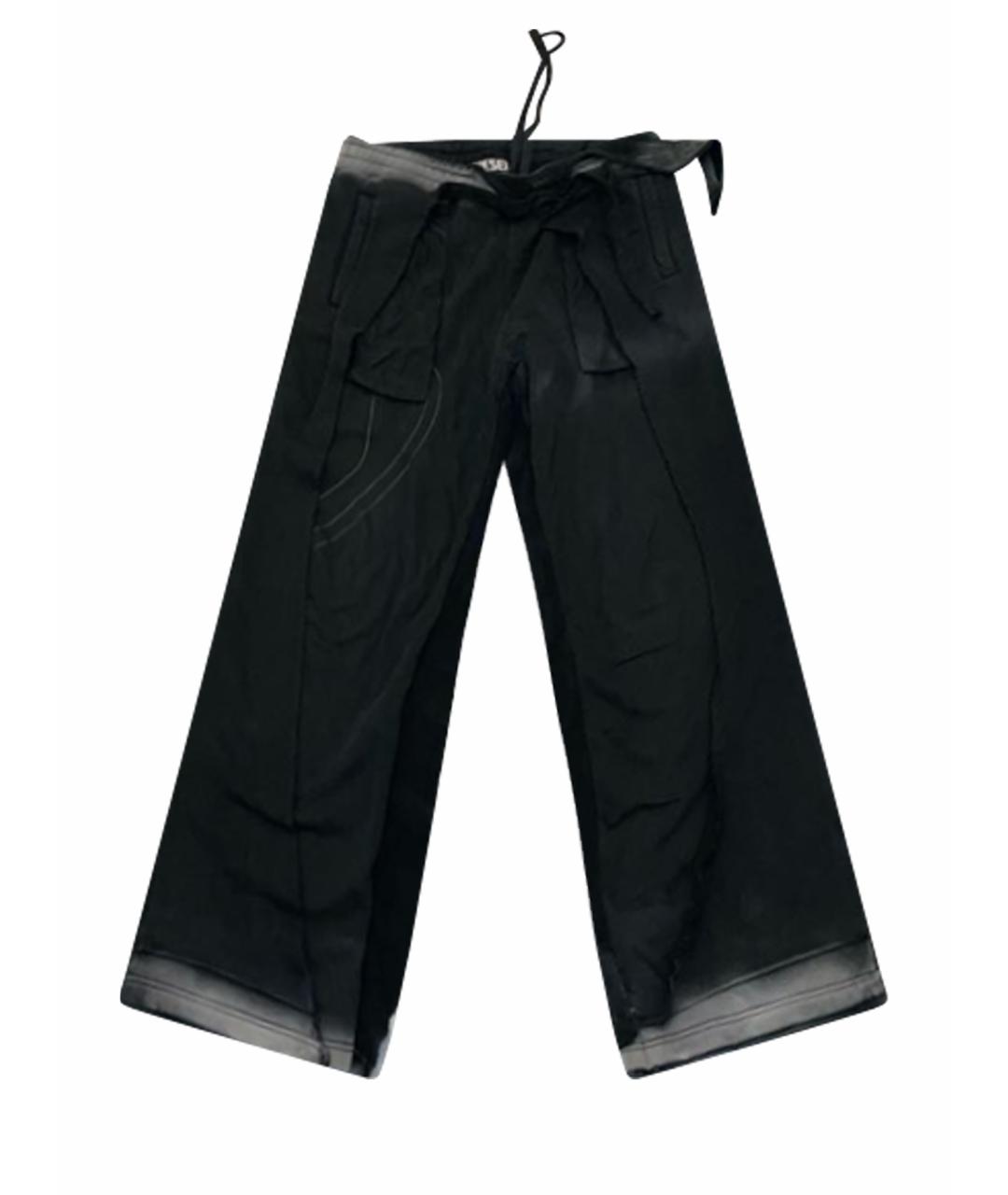 DIESEL Антрацитовые хлопковые повседневные брюки, фото 1