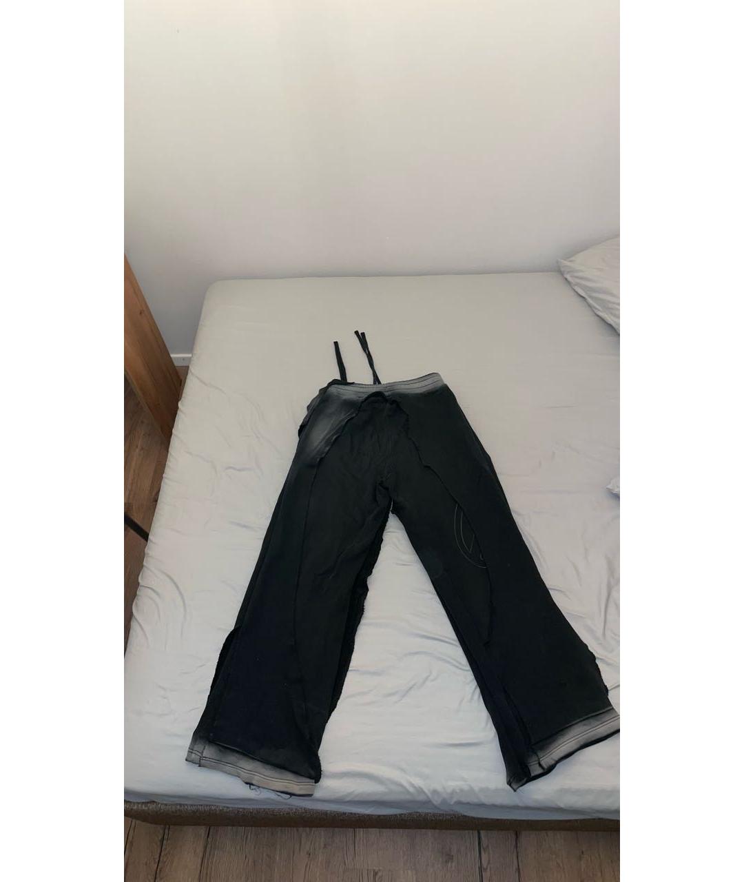 DIESEL Антрацитовые хлопковые повседневные брюки, фото 2