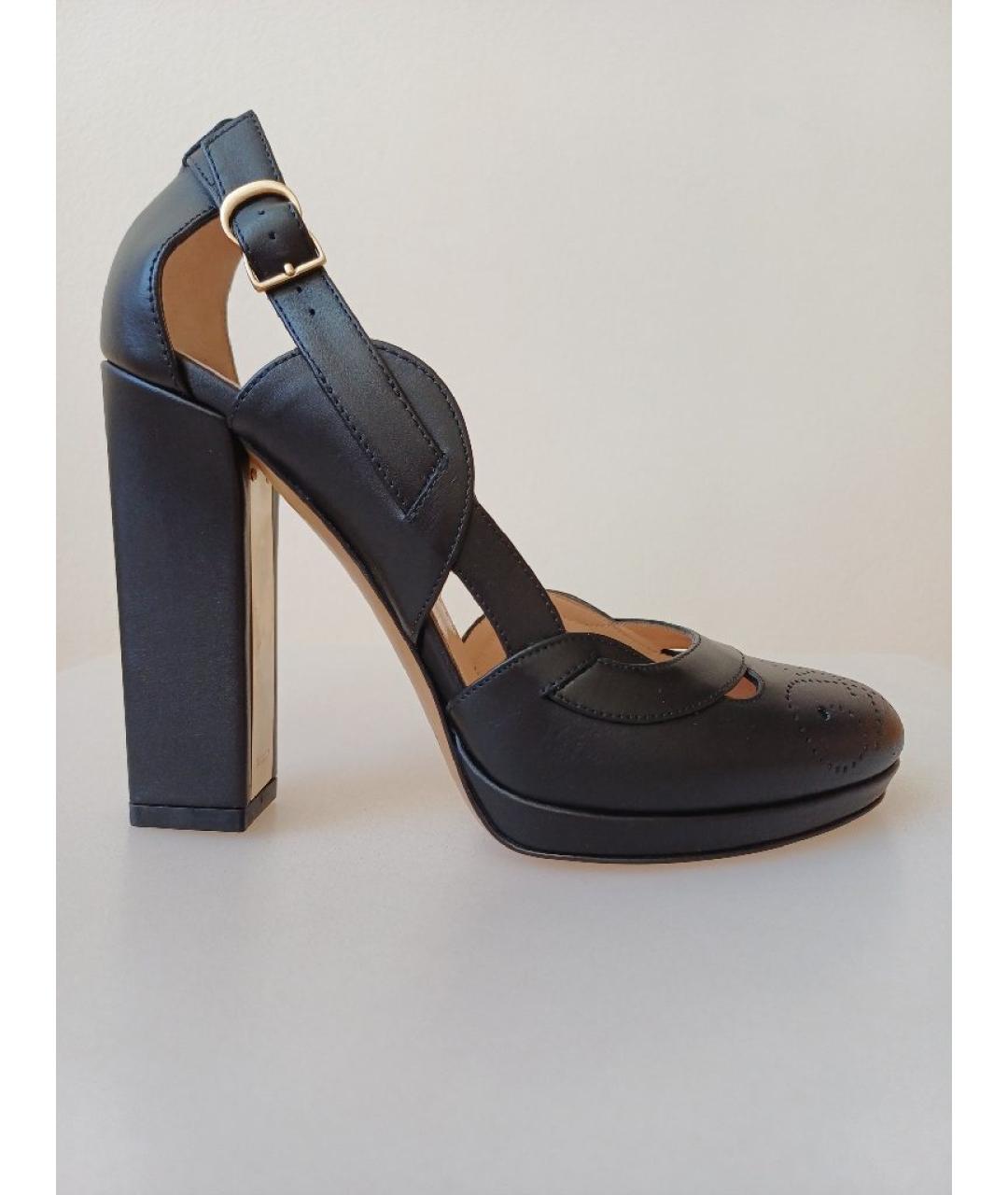 BALLY Черные кожаные туфли, фото 9