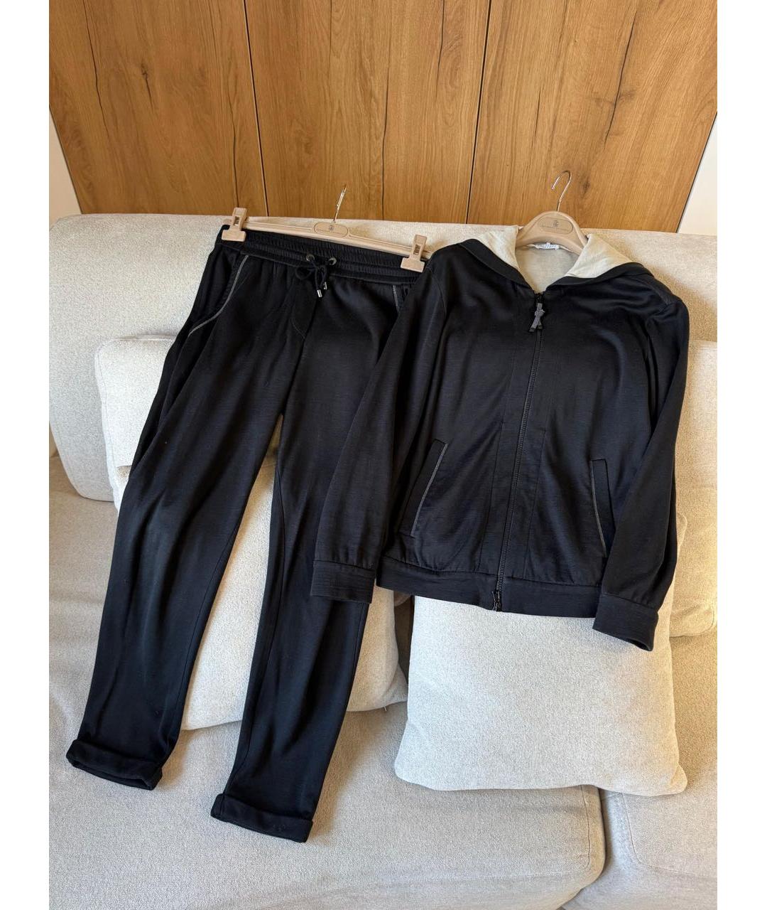 BRUNELLO CUCINELLI Черный хлопковый спортивные костюмы, фото 5