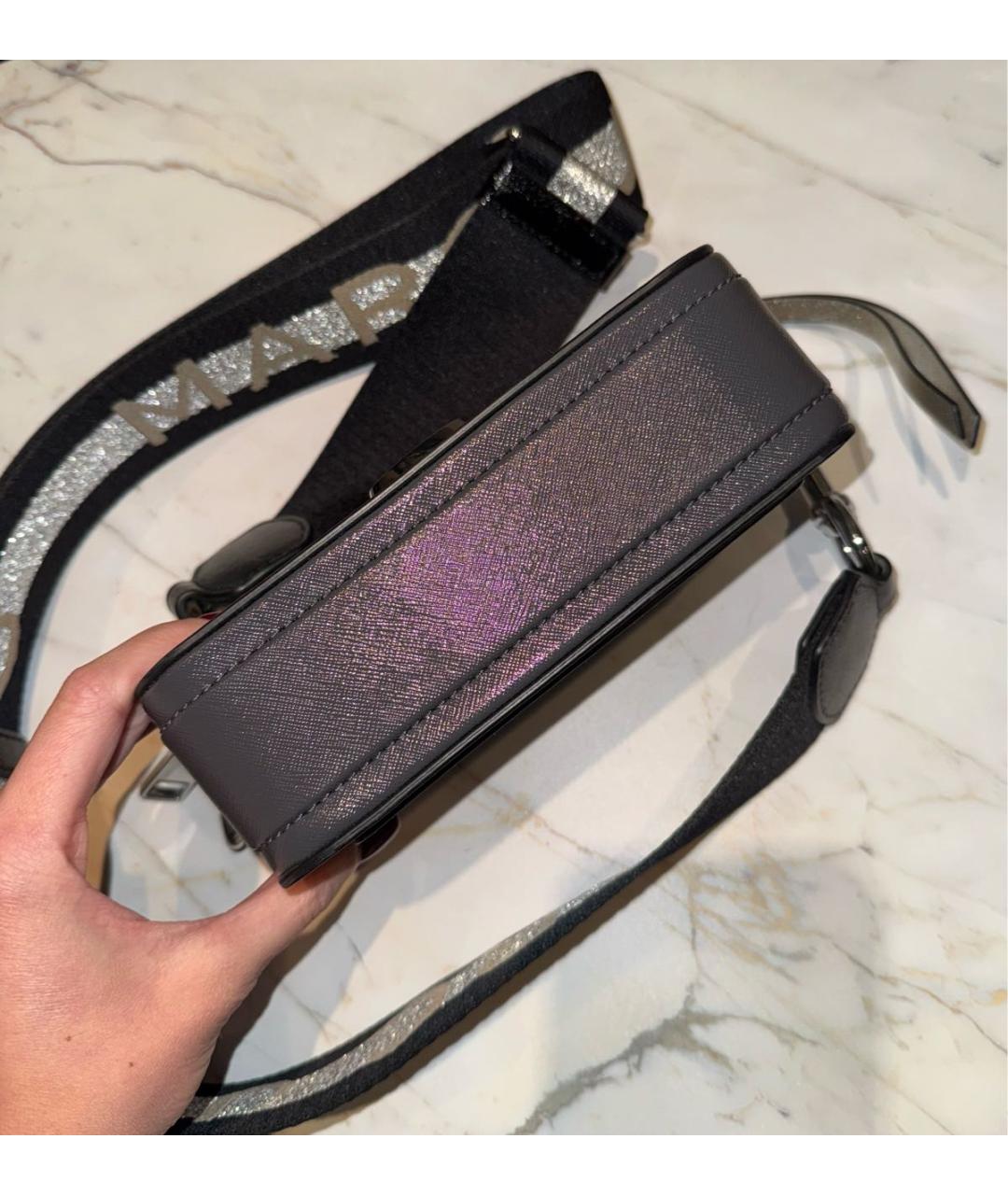 MARC JACOBS Голубая кожаная сумка через плечо, фото 5