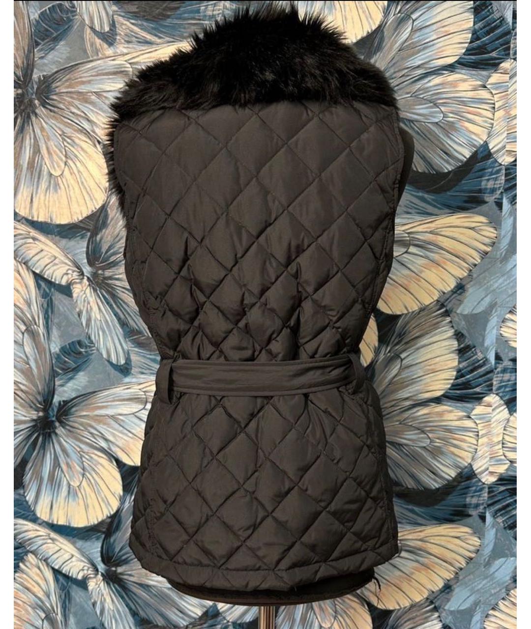 RALPH LAUREN Черный полиэстеровый жилет, фото 2