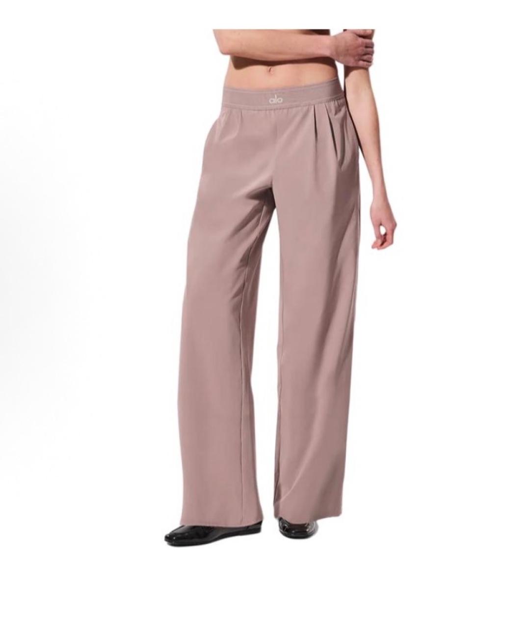 ALO YOGA Бежевые спортивные брюки и шорты, фото 2