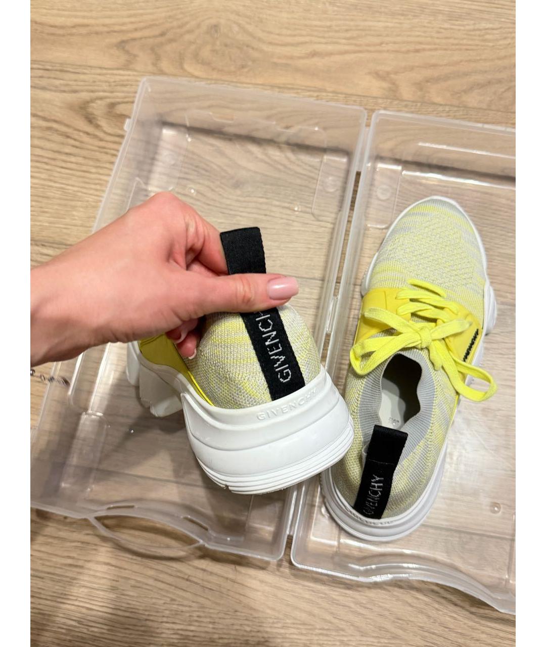 GIVENCHY Желтые кроссовки, фото 5