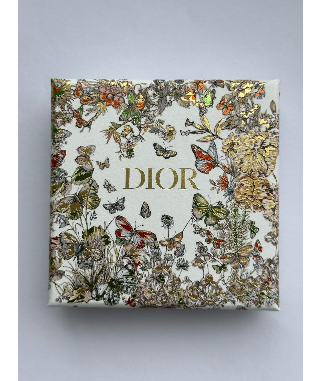 CHRISTIAN DIOR Золотые металлические серьги, фото 3