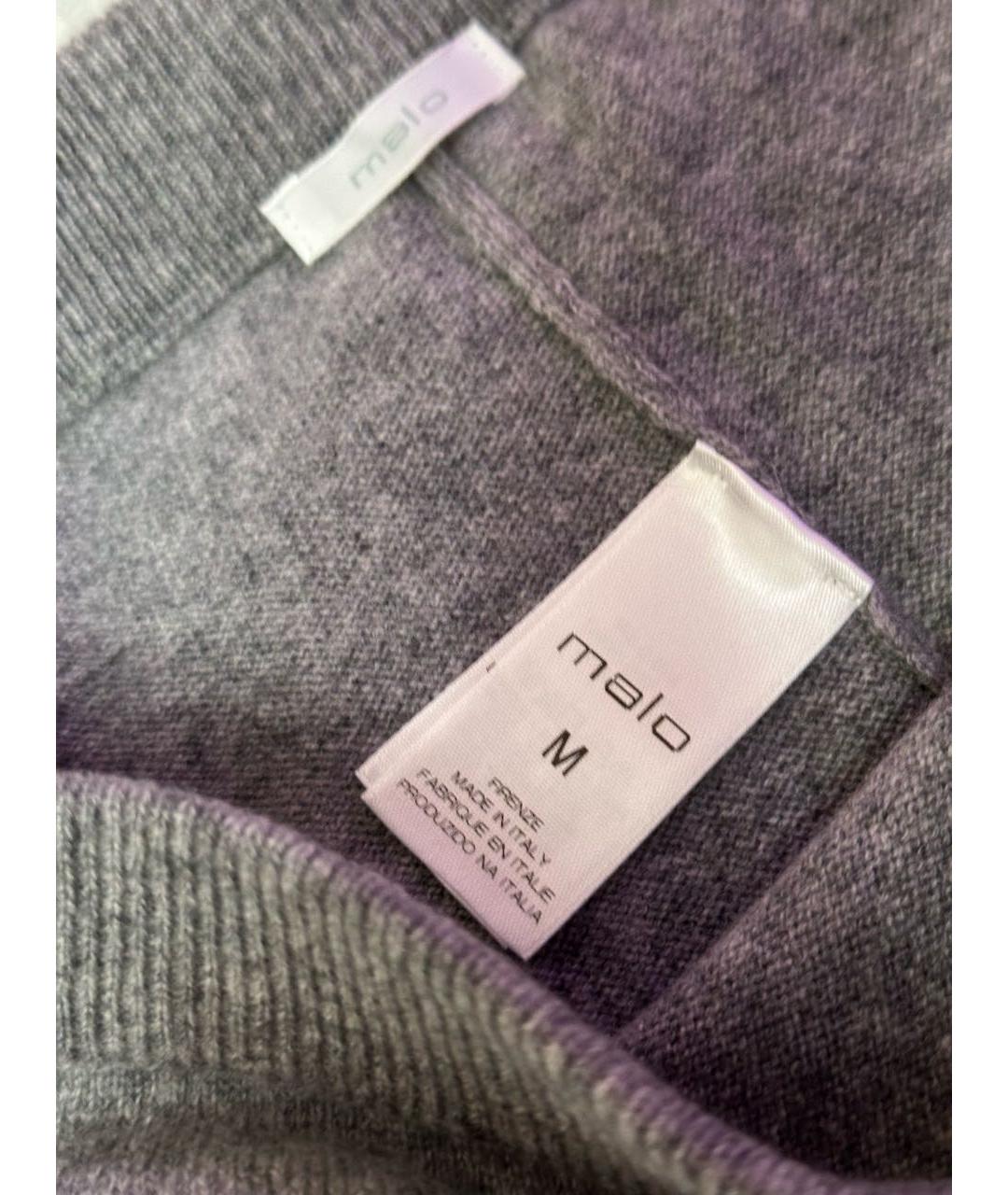 MALO Серые кашемировые леггинсы и велосипедки, фото 5