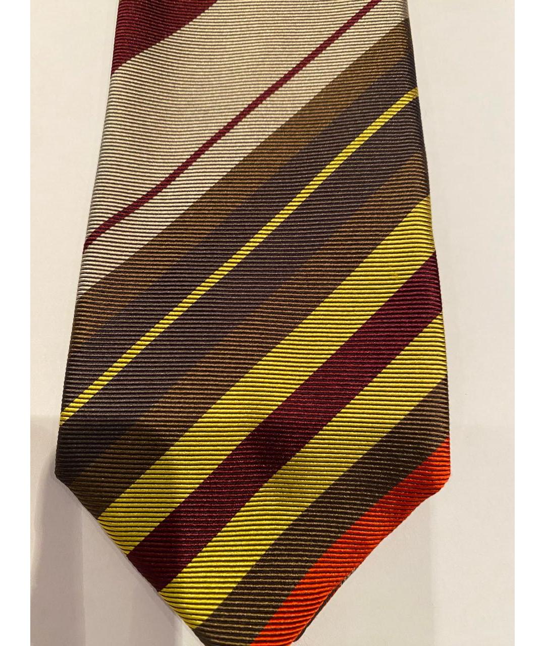 BOTTEGA VENETA Мульти шелковый галстук, фото 4