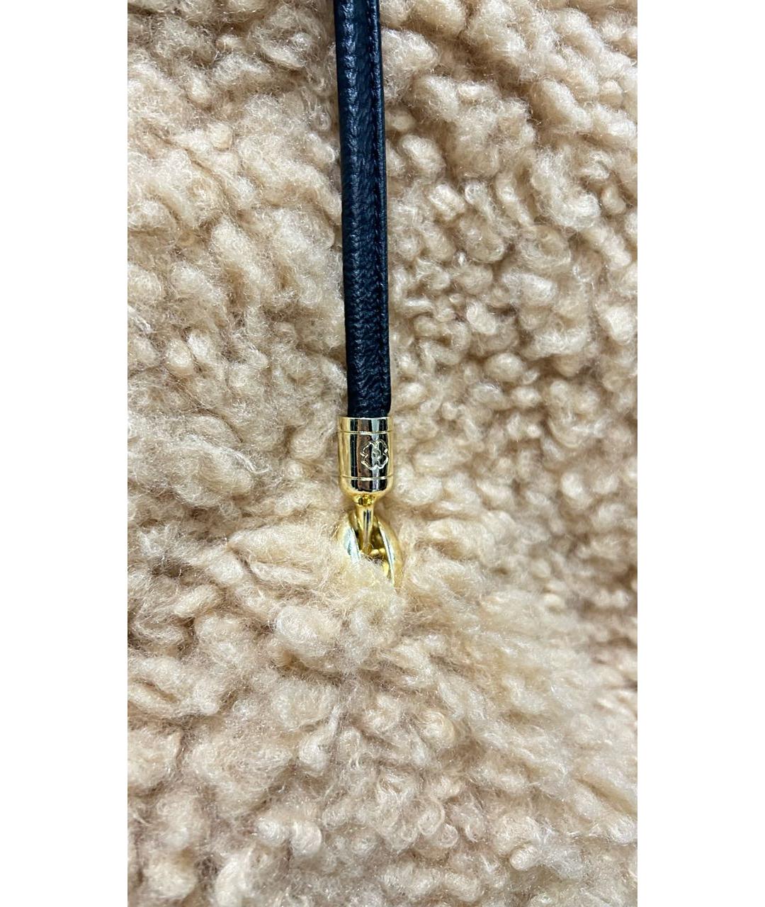 WEEKEND MAX MARA Бежевая синтетическая сумка тоут, фото 5